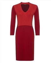 Thumbnail for your product : Jaeger Wool Colour Block Dress