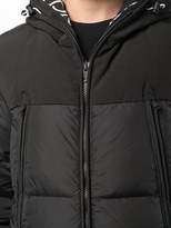 Thumbnail for your product : Moncler logo hooded down jacket