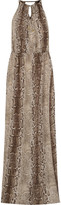 Thumbnail for your product : Melissa Odabash Chloe snake-print voile maxi dress