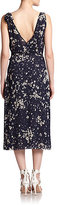 Thumbnail for your product : Burberry Silk Pleated Floral Dress