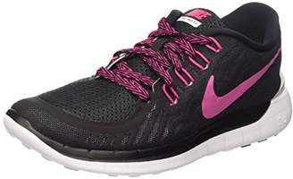 Nike Women's Free 5.0 Running Shoes, (Black/Living Pink/White 061), 3