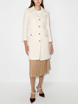 Thumbnail for your product : Gucci Embroidered Wool Coat