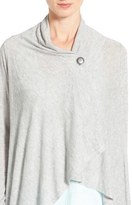 Thumbnail for your product : Bobeau Lightweight One-Button Asymmetrical Cardigan (Regular & Petite)