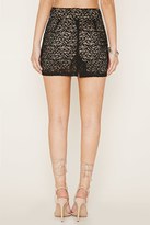 Thumbnail for your product : Forever 21 FOREVER 21+ Lace Mini Skirt