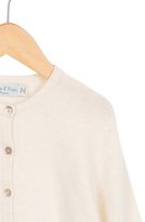 Thumbnail for your product : Papo d'Anjo Girls' Scoop Neck Cashmere Cardigan