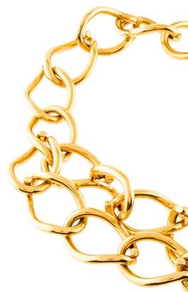 Celine Chain-Link Choker Gold Chain-Link Choker