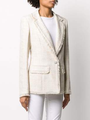 Liu Jo Single-Breasted Tweed Blazer