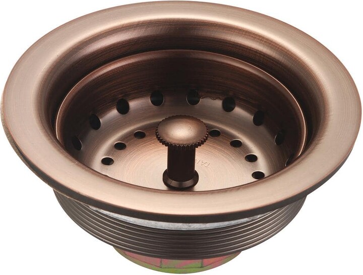 Olympia 4.8 in. W Grid Kitchen Sink Drainin Oil Rubbed Bronze