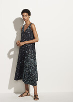 Thumbnail for your product : Vince Scattered Floral Satin Dress