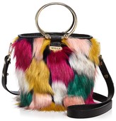 Thumbnail for your product : Milly Drawstring Faux-Fur Bucket Bag