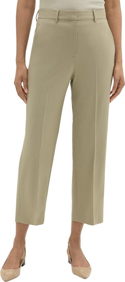 Theory High Waist Straight Pant