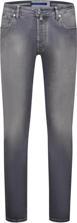 Jacob Cohen Logo Patch Slim-Fit Jeans