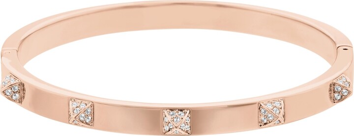 Swarovski Tactic Rose Gold Tone Plated Bangle