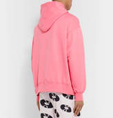 Thumbnail for your product : Les Girls Les Boys - Loopback Cotton-Jersey Hoodie - Men - Pink