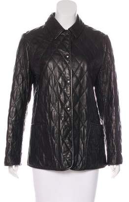 Burberry Quilted Leather Jacket