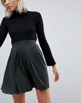 Thumbnail for your product : ASOS Design Mini Skater Skirt With Box Pleats