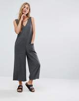Thumbnail for your product : Pull&Bear Ribbed Oversized Jumpsuit