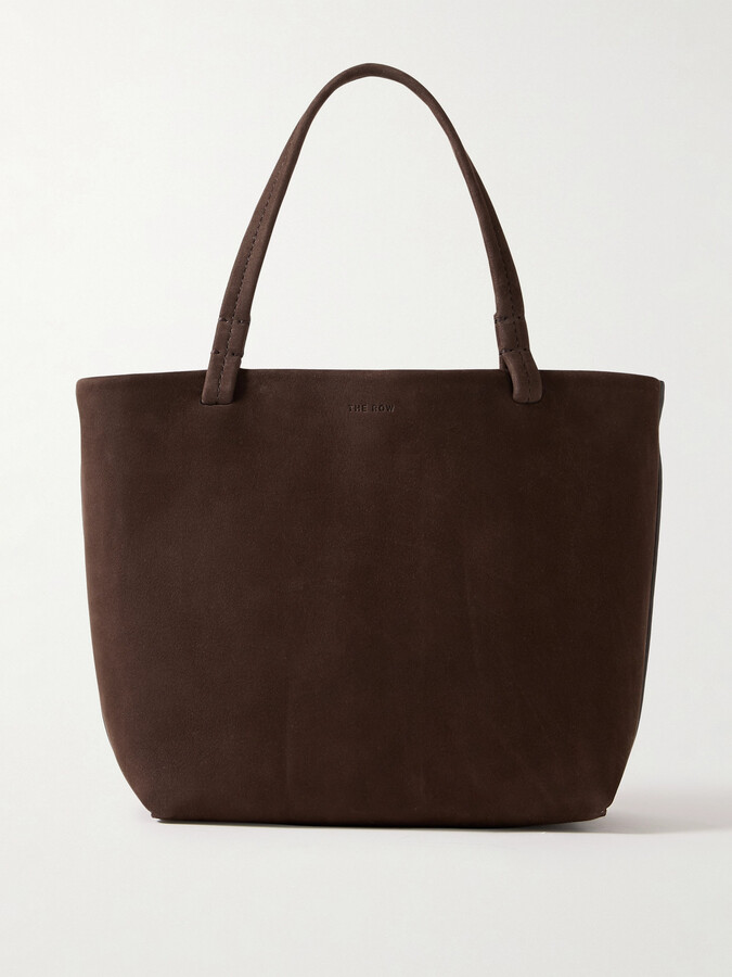 The Row Park Small Nubuck Tote - Brown