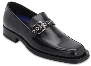 Versace Leather Loafers W/Buckle