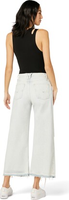 Hudson Jodie Ripped High Waist Ankle Wide Leg Jeans