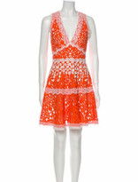 Thumbnail for your product : Alexis Lace Pattern Mini Dress Orange
