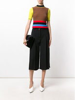 Thumbnail for your product : Versace wide leg cropped pants