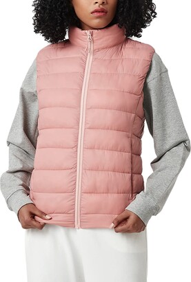 LAPASA Women's Lightweight Water-Resistant Puffer Vest REPREVE® Packable  Windproof L24 (Pink - ShopStyle Jackets