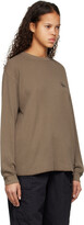 Thumbnail for your product : Stussy Brown Overdyed Long Sleeve T-Shirt