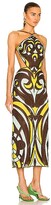 Thumbnail for your product : Emilio Pucci Totem Embroidery Dress in Brown