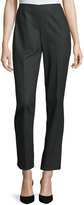 Thumbnail for your product : Neiman Marcus Danee Ankle Pants, Charcoal