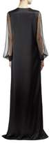 Thumbnail for your product : Lanvin Embellished Sleeve Gown