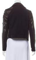Thumbnail for your product : Theory Leather Draped Jacket