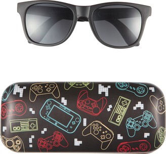 Capelli New York Kids' Square Sunglasses & Video Game Case Set