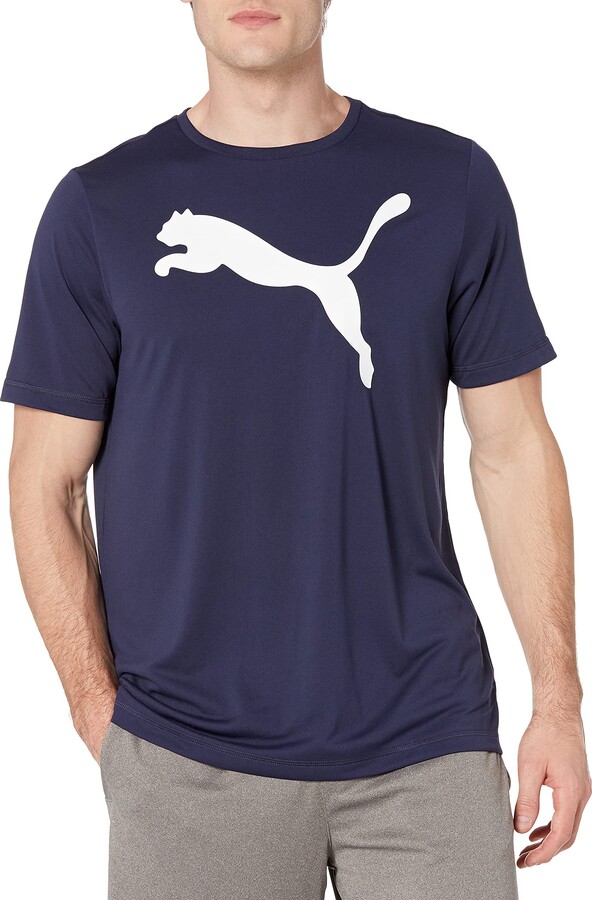 Puma mens Active Big Logo Tee T Shirt - ShopStyle
