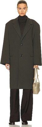 Lemaire Chesterfield Coat in Black