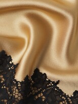 Thumbnail for your product : Ginia Lace-Trimmed Silk Chemise