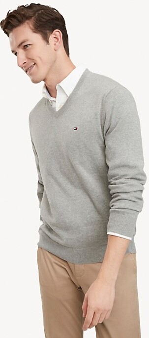 Tommy Hilfiger Essential V-Neck Sweater - ShopStyle