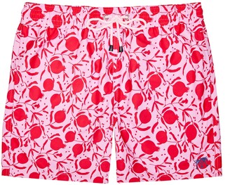 Pink House Mustique - Men's Swim Shorts - Pomegranate Pink