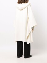 Thumbnail for your product : Jil Sander Hooded Virgin Wool Cape