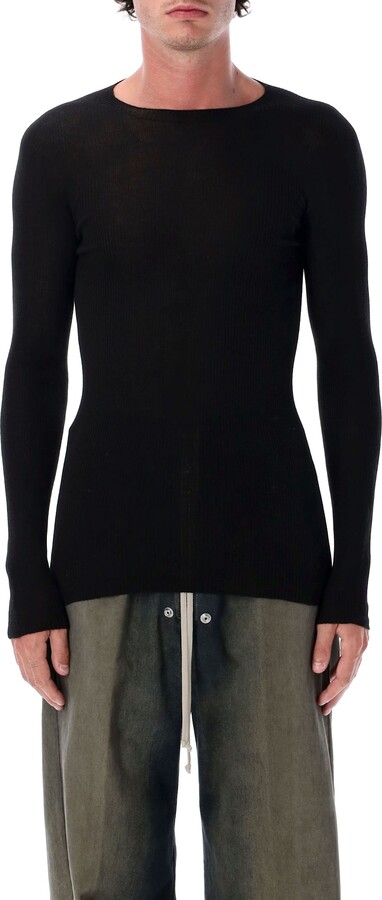 Rick Owens Ribbed Knit Crewneck