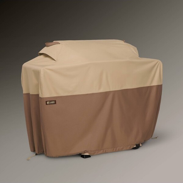 Classic Accessories 70" Veranda's Best Waterproof BBQ Grill Cover Beige