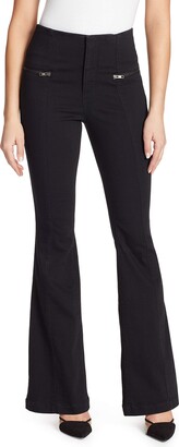 Skinnygirl Women's Plus Size The High Rise Flare Jean