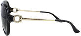 Thumbnail for your product : Ferragamo NEW SF 670SR 001 Black Grey Glasses