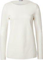 Thumbnail for your product : Paco Rabanne Metallic Insert Crepe Top in White/Silver Gr. 34