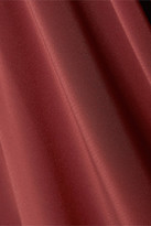 Thumbnail for your product : Co Draped Crepe Blouse - Burgundy