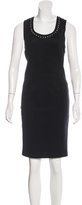 Thumbnail for your product : Burberry Embellished Sheath Dress