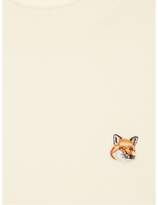 Thumbnail for your product : MAISON KITSUNÉ Embroidered Fox Merino Sweater