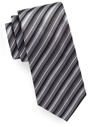 Geoffrey Beene Tonal Stripe Silk-Blend Tie