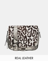 Thumbnail for your product : Ted Baker Large Zip Exotic Cross Body Bag