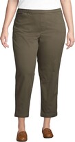 Thumbnail for your product : Lands' End Women's Plus Size Mid Rise Pull On Knockabout Chino Crop Pants